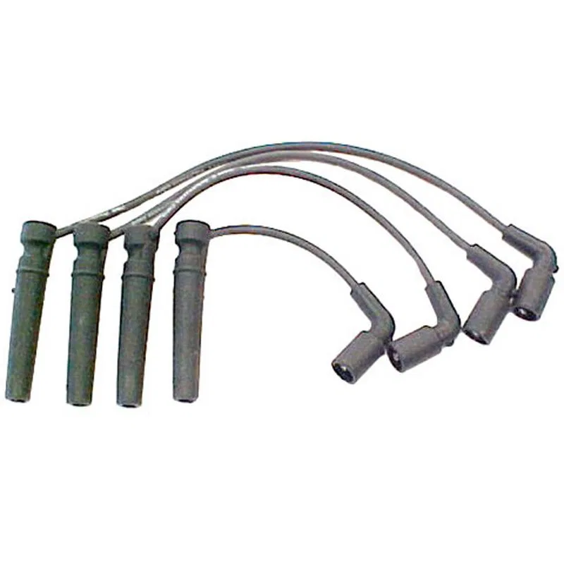 671-4286 – DENSO Spark Plug Wire Set, OE-Replacement Black 7 Millimeter Wire Outside Diameter Silicone Jacket 90 Degr...